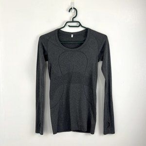 Lululemon Swiftly Tech Run Grey Base-layer Top